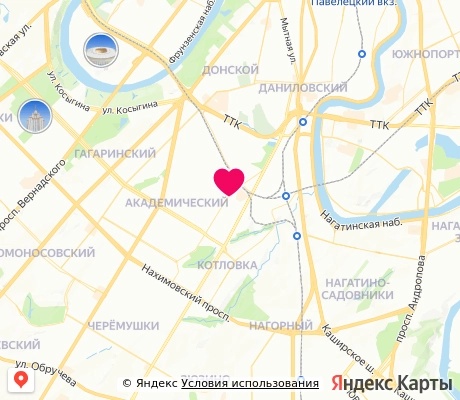На карте