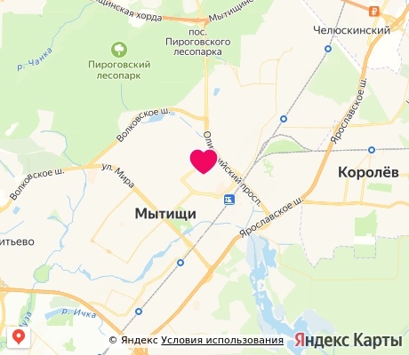 На карте