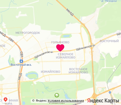 На карте