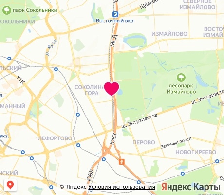 На карте
