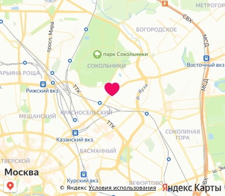 На карте
