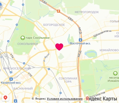 На карте
