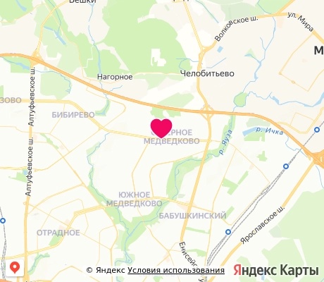 На карте