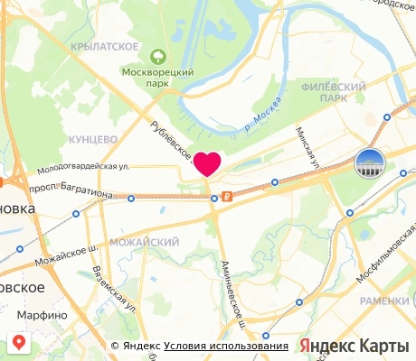 На карте