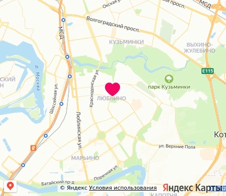 На карте