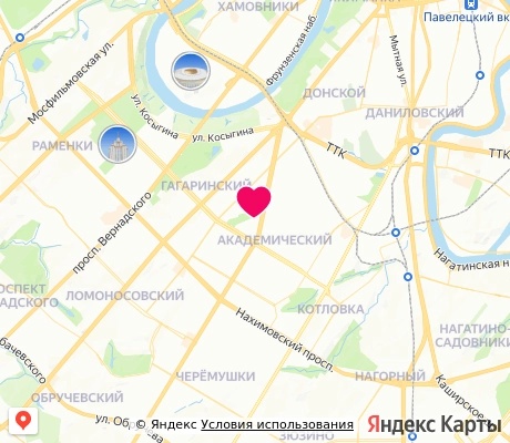 На карте