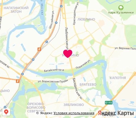 На карте
