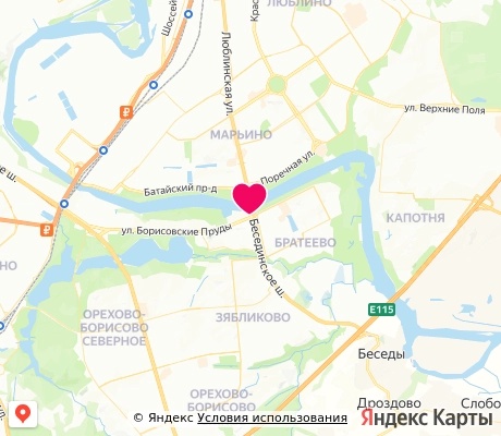 На карте