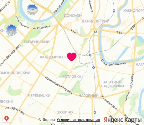На карте