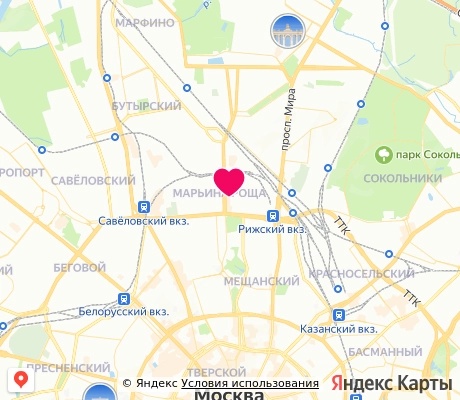 На карте