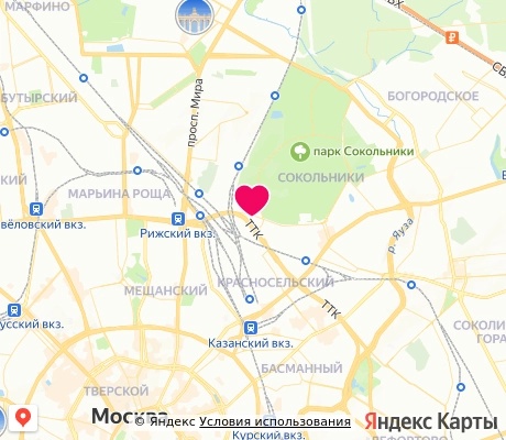 На карте