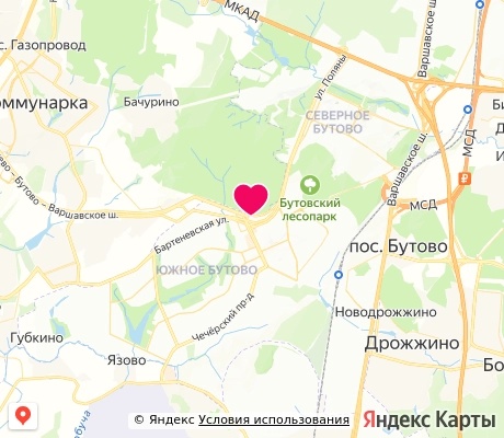На карте