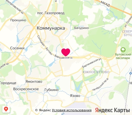 На карте