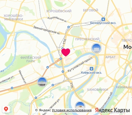 На карте