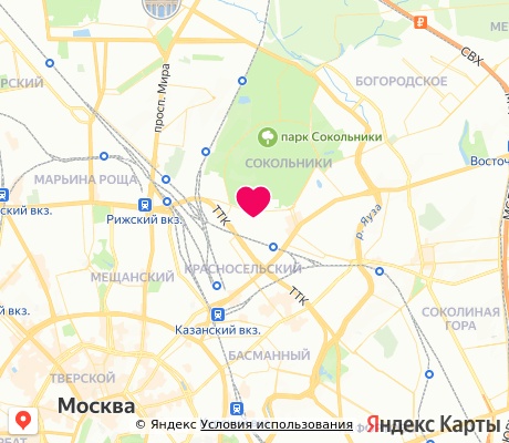 На карте