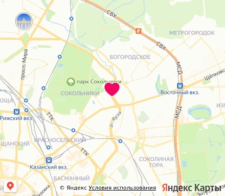 На карте