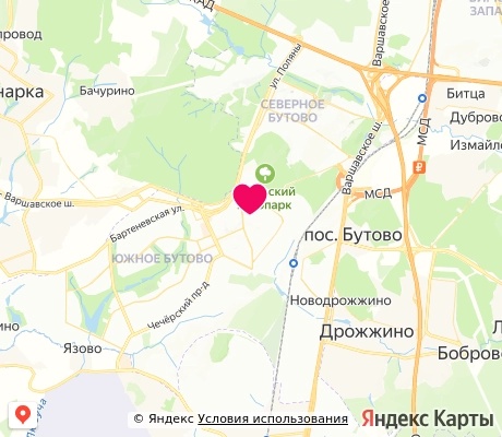 На карте
