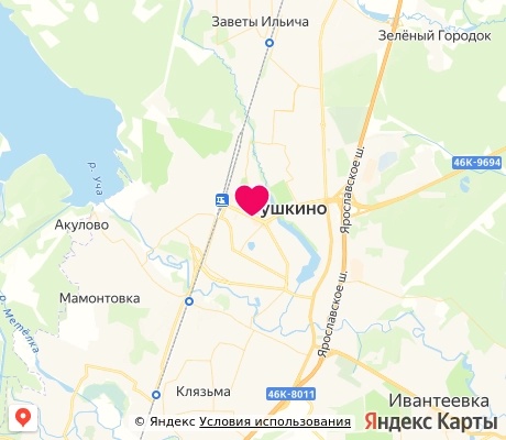 На карте
