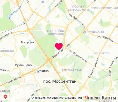 На карте