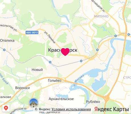 На карте