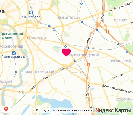 На карте