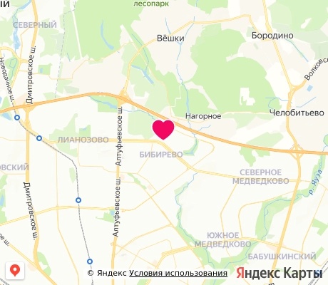 На карте