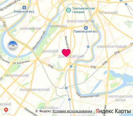 На карте