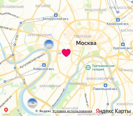 На карте