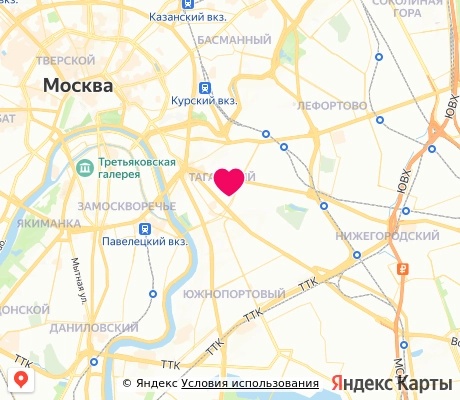 На карте