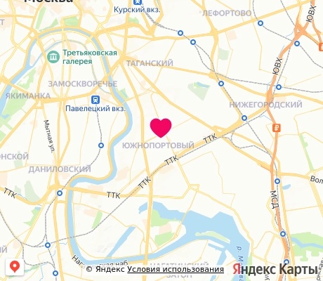 На карте