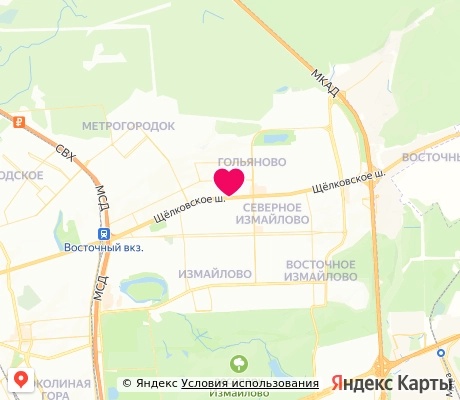 На карте