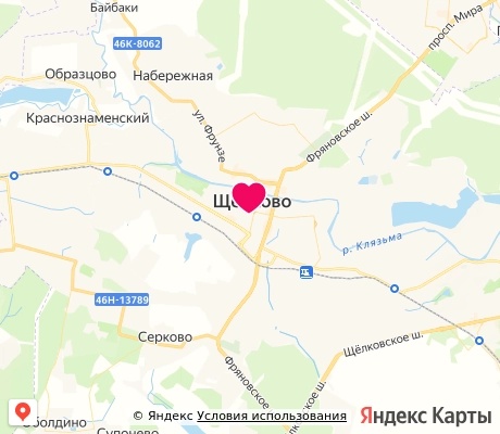 На карте