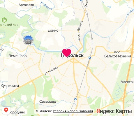 На карте