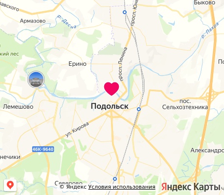 На карте