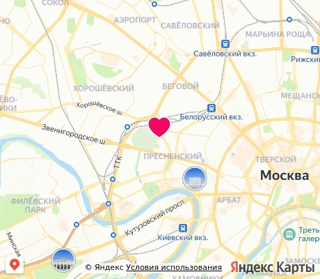 На карте