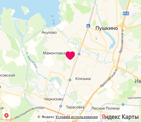 На карте