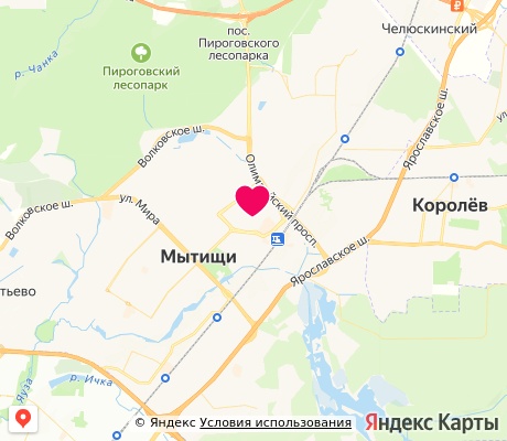На карте