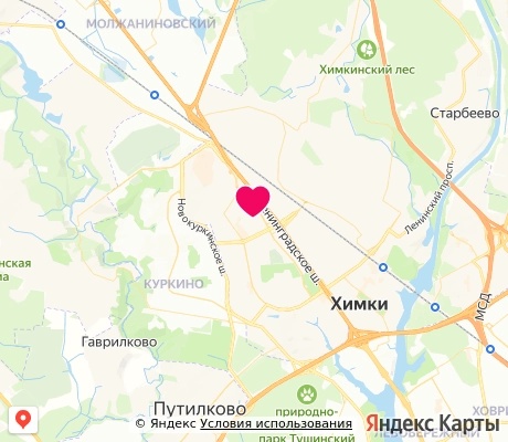 На карте