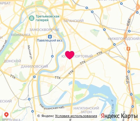 На карте