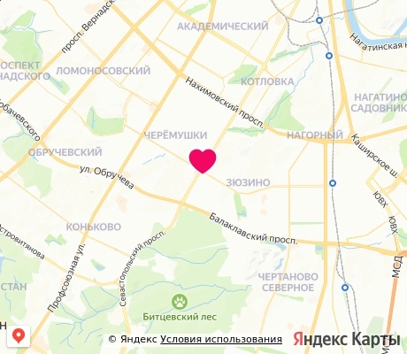 На карте