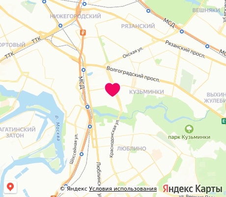 На карте
