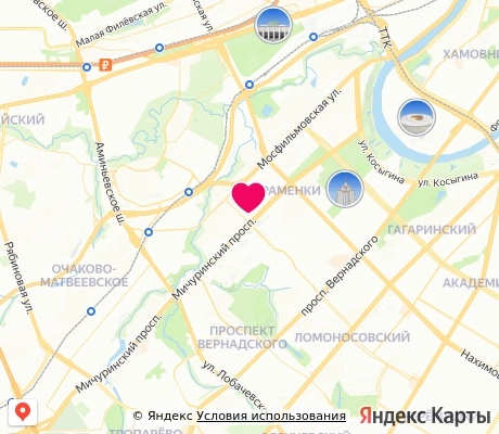 На карте