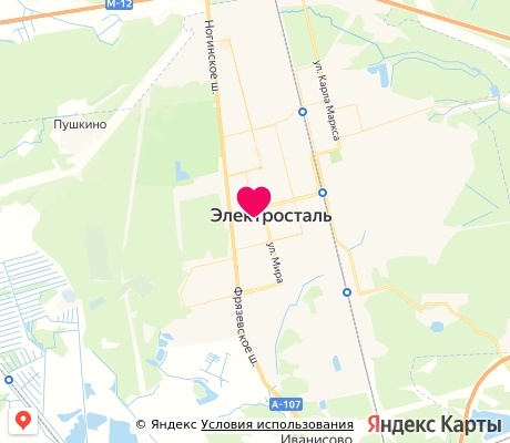 На карте
