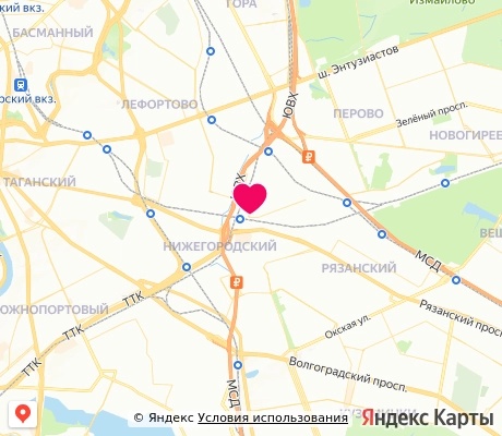 На карте