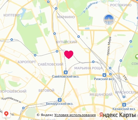 На карте