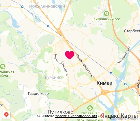 На карте