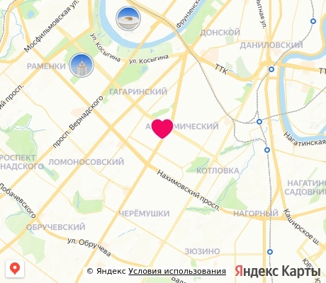 На карте