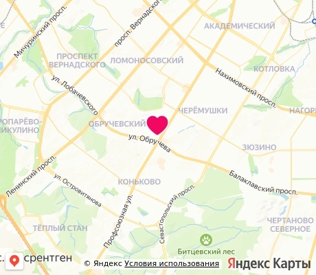 На карте