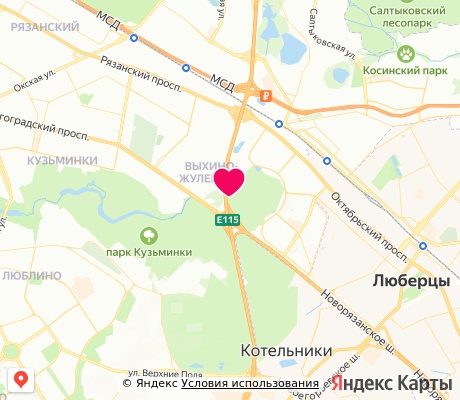 На карте