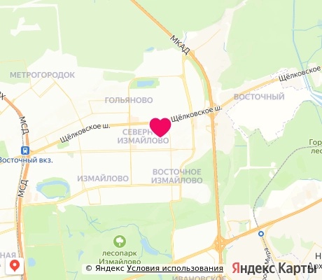 На карте